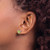 14k White Gold Heart Peridot Earrings EM7101-PE-W