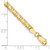 14K 8 inch 3.75mm Concave Anchor with Lobster Clasp Bracelet CCA100-8