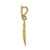14K Two-tone Polished St. Mary Medal Pendant D4676