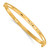 14K Diamond-cut and Laser-cut Fancy Hinged Bangle Bracelet DB731