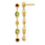 14k Garnet/Peridot/Citrine Dangle Earrings EM7133-GA/PE/CI-Y