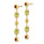 14k Garnet/Peridot/Citrine Dangle Earrings EM7133-GA/PE/CI-Y