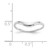 14k White Gold Swirl Ring D900