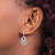 14k White Gold Ruby and Diamond Dangle Earrings EM7251-RU-033-WA