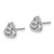 14k White Gold White Topaz Post Earrings EM7395-WT-W