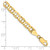 14K 9 inch 5.25mm Concave Anchor with Lobster Clasp Chain CCA140-9