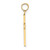 14k Nurse Cross Charm D3482