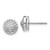 14k White Gold Diamond Round Cluster Post Earrings EM5479-050-WA