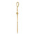 14k Polished Filigree Heart Charm Holder D1308