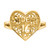 14k Sweet 16 Heart Ring CH263