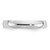 14k White Gold High Polished Toe Ring D1954