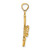 14K Solid Open-Backed Glove/Bat/Baseball Charm D1461