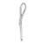 14k White Gold Starfish Chain Slide D3362W