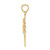 14k Praying Boy Cross Charm D3733