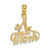 14K Polished #1 MOM Pendant D3926