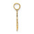 14K Polished #1 MOM Pendant D3926