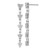 14K White Gold Lab Grown Diamond VS/SI FGH Marquise Cluster Dangle E EM9128-100-WLG