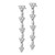 14K White Gold Lab Grown Diamond VS/SI FGH Marquise Cluster Dangle E EM9128-100-WLG
