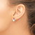 14k White Gold FWC Pearl and Ruby Post Earrings EM8094-RU-W