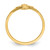 14k Polished Cross Ring D77