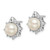 14K White Gold Lab Grown Diamond VS/SI FGH FWC Pearl Post Earrings EM7947-062-WLG