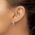 14k White Gold Diamond 3-flower Post Earrings EM5506-013-WA