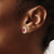 14k Pear Ruby and Diamond Halo Post Earrings EM6991-RU-077-YA