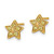 14k Yellow Gold Yellow Sapphire Star Post Earrings EM6609-SAY-YA