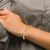 14K Yellow Gold Polished D/C Flexible Bangle DB598