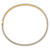 14k 3/16 w/White Rhodium Diamond-Cut Hinged Bangle DB658