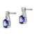 14k White Gold Tanzanite and Diamond Earrings EM4235-TZ-006-WA