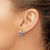 14k White Gold Tanzanite and Diamond Earrings EM4235-TZ-006-WA