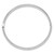 14k White Gold 3/16 Hammered Children's Hinged Bangle DB690W