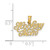 14K HOCKEY MOM Charm D4278