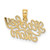 14K HOCKEY MOM Charm D4278