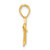 14k Polished Palm Tree In Heart Pendant D5404