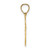 14K I HEART FOOTBALL Charm D4294