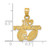 14K I HEART FOOTBALL Charm D4294