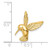14K Polished Hummingbird Chain Slide D4588