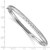 14k White Gold 3/16 Textured Hinged Bangle DB652W