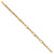 14k Two-Tone Polished and Textured Fancy Link Bracelet FB2008-7.5