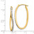 14k Diamond Fascination Twist Hinged Hoop Earrings DF225