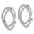 14K White Gold Lab Grown VS/SI FGH Dia Marquise Shape Hinged Earrings EM9189-052-WLG
