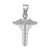 14K White Polished Medical Symbol Pendant D4617
