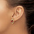 14k Garnet and Diamond Post Earrings EM7088-GA-014-YA
