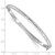 14K White Gold Diamond Cut 4mm Hinged Bangle DB733W