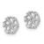 14k White Gold AA Diamond Earring Jacket EJM5327-050-WA