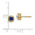 14k Cushion Sapphire and Diamond Earrings EM7092-SA-010-YA
