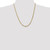 14K 22 inch 4mm Flat Figaro with Lobster Clasp Chain FFL100-22