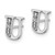 14k White Gold Diamond Initial U Earrings EM4170U-004-WA